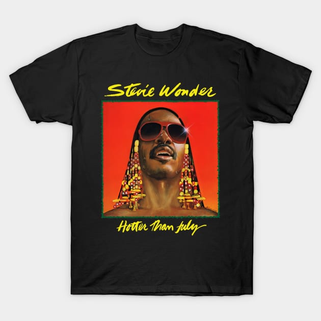 stevie wonder hotter than july T-Shirt by kusuka ulis